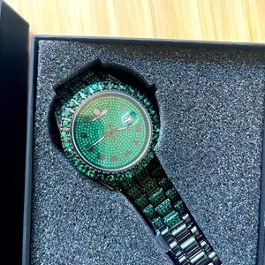Hello Ice emerald watch